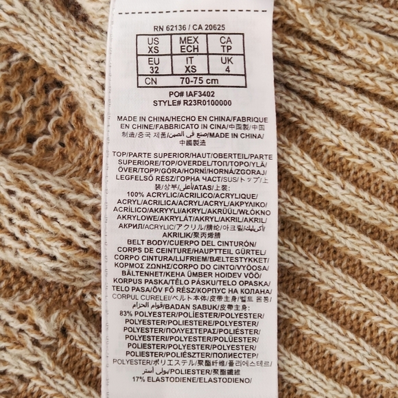 G by Guess Sleeveless Sweater X-SMALL - Picture 3 of 9